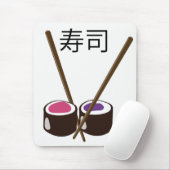 日本の寿司箸 マウスパッド (マウス)