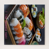 「日本の寿司:至福のひととき(Japanese Sushi: A Moment of Bliss)」 ジグソーパズル (横)