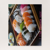 「日本の寿司:至福のひととき(Japanese Sushi: A Moment of Bliss)」 ジグソーパズル (縦)