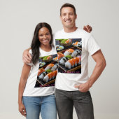 「日本の寿司:至福のひととき(Japanese Sushi: A Moment of Bliss)」 Tシャツ (ユニセックス)