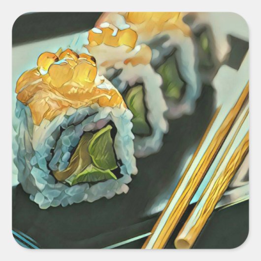 日本の寿 スクエアシール (正面)