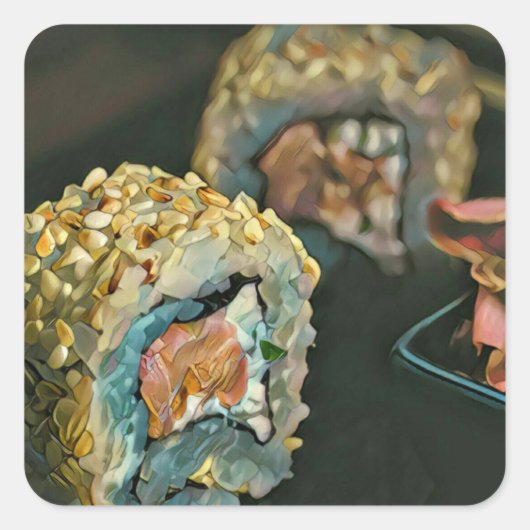 日本の寿 スクエアシール (正面)