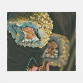 日本の寿 フリースブランケット (正面(横))