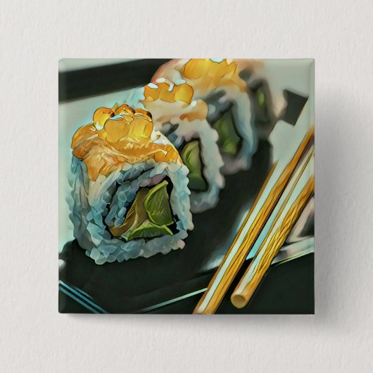 日本の寿 缶バッジ (正面)