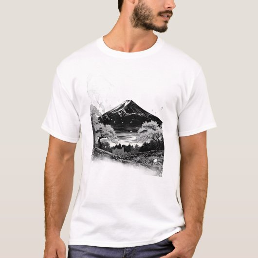 日本の山 Tシャツ (正面)
