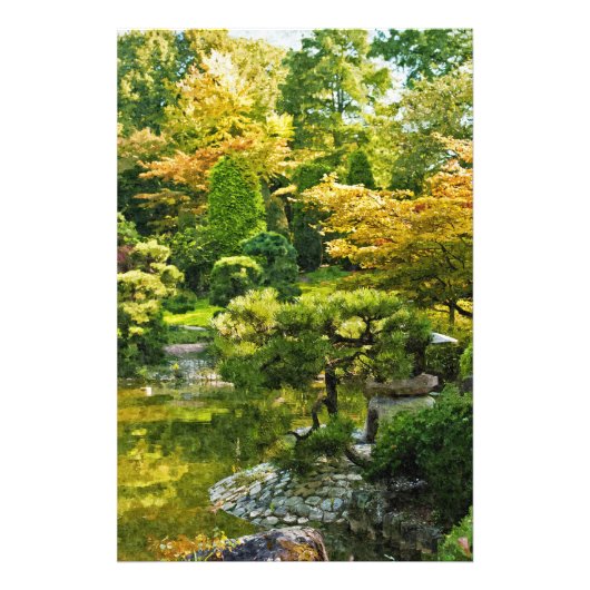 日本の庭園 フォトプリント            (正面)