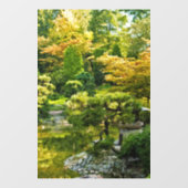日本の庭園 - 伝統的な美意識 ウィンドウサイン (シート)