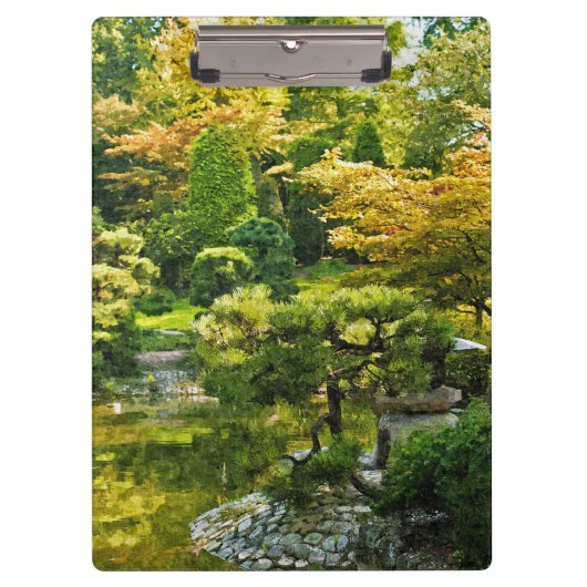 日本の庭園 - 伝統的な美意識 クリップボード (正面)