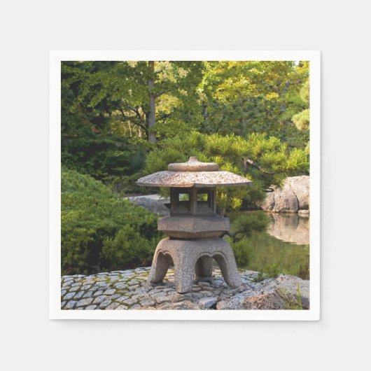 日本の庭園 - 伝統的な美意識 スタンダードカクテルナプキン (正面)