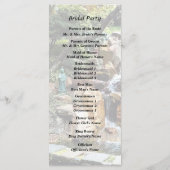 日本の庭園　秋 プログラム (裏面)