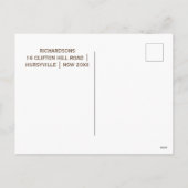 日本の庭 シーズンポストカード (裏面)