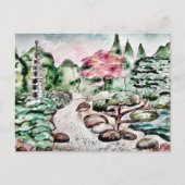 日本の庭 シーズンポストカード (正面)