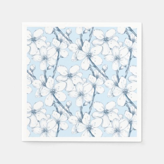 日本の庭 スタンダードカクテルナプキン (正面)