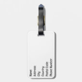 日本の庭 ラゲッジタグ (裏面縦)