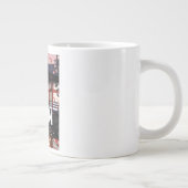 日本の建物 夕陽 ポスター ジャンボコーヒーマグカップ (右)