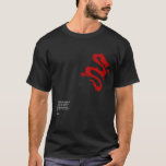日本の引用文付きスケートボーダー用ドラゴンTシャツ Tシャツ<br><div class="desc">お日本の好みの引用文とバックデザインでパーソナライズできるスケートボーダー用ドラゴンTシャツ。自分のテキストを追加して自分で作成する。高度な編集ツールにアクセスするには、「このテンプレートをパーソナライズすクリックる」にアクセスし、「詳細」で下にスクロールし、「更に進むにクリックは」リンカスタマイズクを押してください。日本のスタイルを愛する屋外スケートボーダーのための誕生日や卒業などの任意の大事な行事に最適。</div>