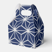 日本の我羅あさのは幾何青白 フェイバーボックス (裏面サイド)