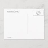 日本の抑留 – 新聞 案内ポストカード (裏面)