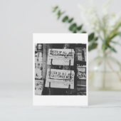 日本の抑留 – 新聞 案内ポストカード (スタンド正面)