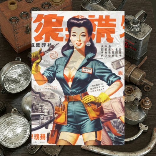 日本の整備士 薄葉紙