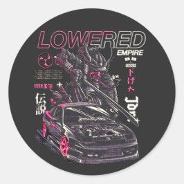 日本の文化をチューニング ラウンドシール