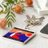 日本の新たな信仰祈りの言葉 キーホルダー (側面)