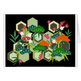 日本の新年のお祝い 日本風