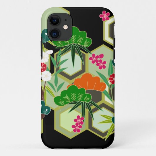 日本の新年 日本のスタイル Case-Mate iPhoneケース (裏面)