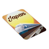 日本の新幹線の旅行ポスター マグネット (右側)