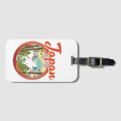 日本の旅行ロゴ ラゲッジタグ (正面横)