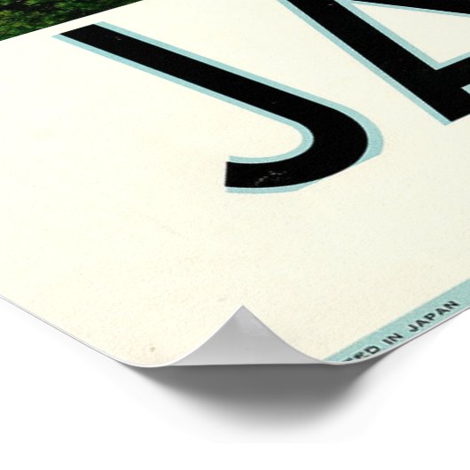 日本の旅行 ポスター (角)