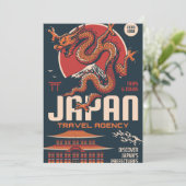 日本の旅行 招待状 (スタンド正面)