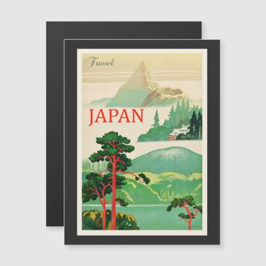 日本の旅 ヴィンテージ 観光ポスター (正面/裏面)