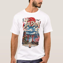 日本の旅Tシャツ | 富士山 ビンテージ 日本