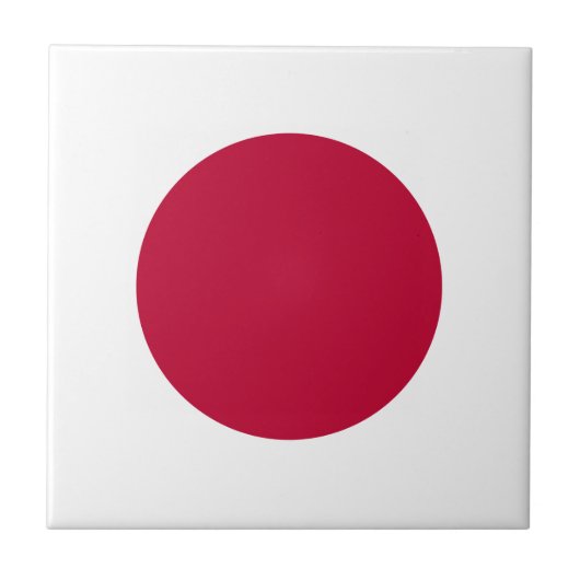 日本の旗のセラミックタイル タイル (正面)