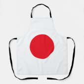 日本の旗 エプロン (正面)