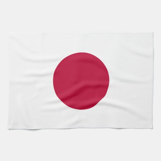 日本の旗 キッチンタオル (横)