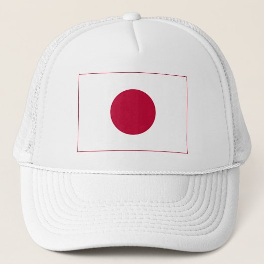 日本の旗 キャップ (正面)