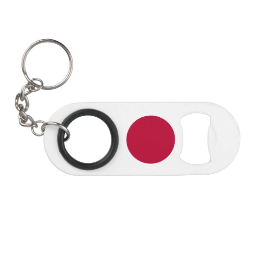 日本の旗 キーホルダー栓抜き (正面(横))