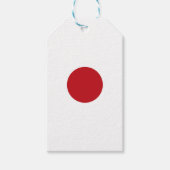 日本の旗 ギフトタグ (正面)