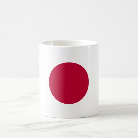 日本の旗 コーヒーマグカップ (中央)