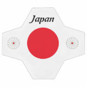 日本の旗 サッカーボール (フラット)