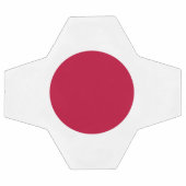 日本の旗 サッカーボール (フラット)