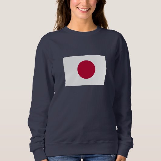 日本の旗 スウェットシャツ (正面)