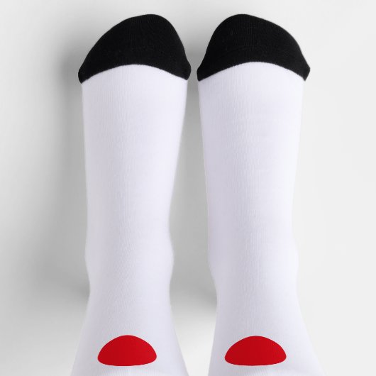 日本の旗 ソックス (上部)