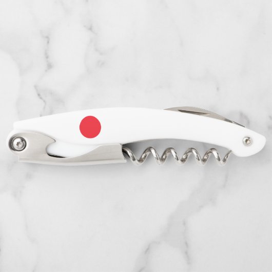 日本の旗 ソムリエナイフ (正面)