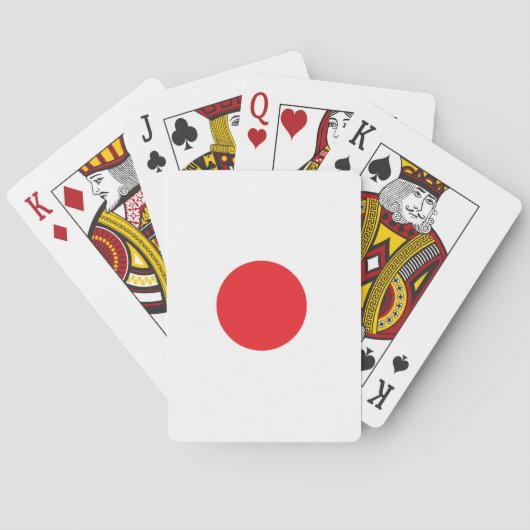 日本の旗 トランプ (裏面)