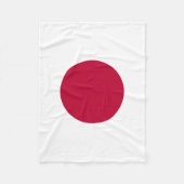 日本の旗 フリースブランケット (正面)