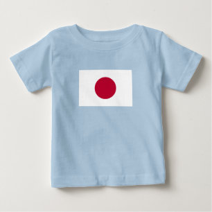 日本の旗 ベビーTシャツ