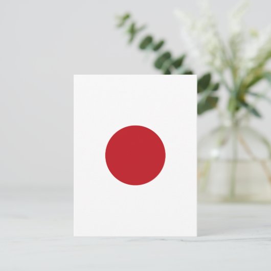 日本の旗 ポストカード (スタンド正面)